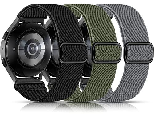 Lerobo 20mm Elastisch Band Kompatibel mit Garmin Vivoactive 5 Armband Vivoactive 6 3/ Forerunner 165 245 55, Nylon Sport Armbänder für Samsung Galaxy Watch 7 Armband / Galaxy Watch 7 6 5 4