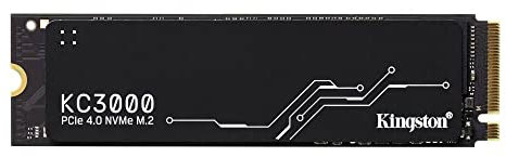 Kingston SSD da 1 TB KC3000, M.2 2280 PCIe, NVMe, SKC3000S/1024G