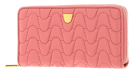 Coccinelle Clivia Matelasse Zip Around Wallet Camelia