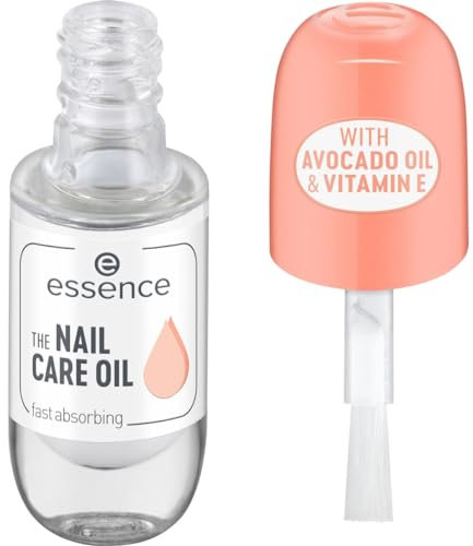 essence THE NAIL CARE OIL, Nagelöl, pflegend, revitalisierend, schnelltrocknend, mit Ölen, ohne Aceton, vegan, Mikroplastik Partikel frei (8ml)