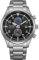 CITIZEN Herren Analog Japanisches Quarzwerk Uhr mit Edelstahl Armband CA7028-81E