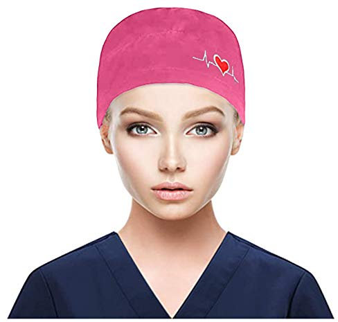 Men 's Women' s Mütze mit Knöpfen und für den Hut Peelings mit Bouffant Baseball Mütze Hüte Dich Vorm Bösen Wolf (Hot Pink, One Size)
