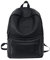 HACODAN PU-Rucksack, Reise, Junior, High School College Studenten Tasche für Männer Frauen Jungen Mädchen Fee Grunge Harajuku, Schwarz