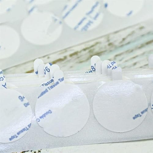 100Pcs Seal Wax Stamp Stickers Self Adhesive Round Double-Sided Adhesive Tape Wax Sealing Stamp Sticker Candle Wick Making (23mm)