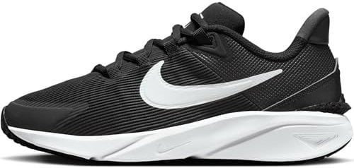 NIKE Jungen Star Runner 4 Nn (Gs) Sneaker, Black White Anthracite, 35.5 EU