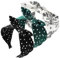 scicent 3 Stück Haarreifen Damen Breit Kopfband Haarband Retro Stirnband Knoten Stirnbänder Turban Vintage Stoff Haarreif für Frauen Mädchen Lieferungen - 15523