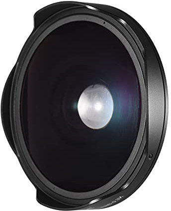 HUIOP 37MM 0.3X HD Objectif Fisheye Ultra Grand Angle avec Remplacement du Capot pour Caméscopes