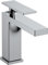 hansgrohe Tecturis E - Waschtischarmatur mit Zugstangen-Ablauf, Wasserhahn Bad mit Auslauf Höhe 117 mm, Mischbatterie Waschbecken wassersparend (EcoSmart+), Chrom, 73010000