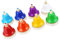 Ghzste Set di Campanelli a Mano Colorati a 8 Note Set di Strumenti Musicali Giocattolo per Bambini