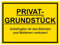 SL group - 1 Schild Privatgrundstück 30 x 20 cm aus stabiler PVC Kunststoff-Platte - Hinweisschild Unbefugten ist das Betreten und Befahren verboten! - Warnschild für kein Zutritt u. Durchgang
