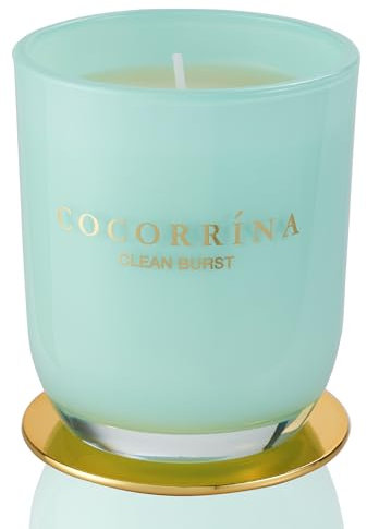 Cocorrína Candle Duftkerze im Glas - Clean Burst, Brenndauer bis zu 40 Stunden, Natürliche Soja-Kerze, Weihnachten Geschenk Kerze, 180g