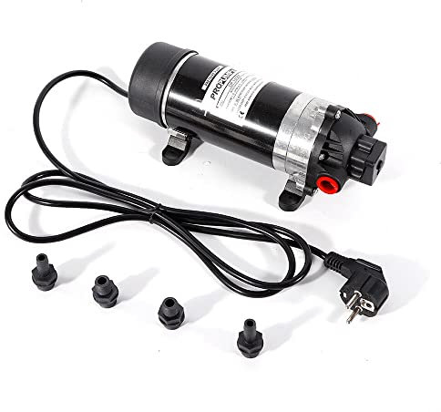 DSYOGX Pompa di aumento della pressione dell'acqua, 220 V, pompa di aumento della pressione, pompa booster 11 bar, 5,5 l/min, pompa automatica della pressione, autoadescante