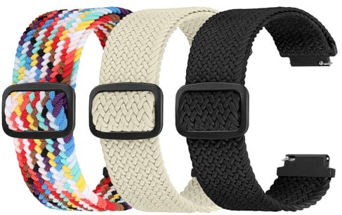 Ecogbd cinturino in nylon a sgancio rapido 16mm 18mm 20mm 22mm, cinturino sportivo traspirante morbido e regolabile, adatto per uomini e donne