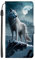 EuoDuo Coque Compatible avec Xiaomi Redmi A3 / POCO C61 Étui Rabattable Motif Loup Blanc Housse Portefeuille Flip Cover Magnétique PU Cuir Pochette Portable Antichoc Protection