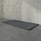 Aquariss SMC Slate Effect Shower Enclosure Tray 1400x700mm Rectangular Wetroom Shower Base Anthracite