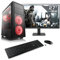 Gaming PC mit Windows 11 Home, AMD Ryzen 5 5600 6X 3500 MHz, 1000 GB M.2 SSD, 16 GBDDR4-RAM, Radeon RX 7600 XT, MSI Mainbaord, USB 3.2, 27 Zoll Full-HD, Tastatur/Maus-Set, M11490H