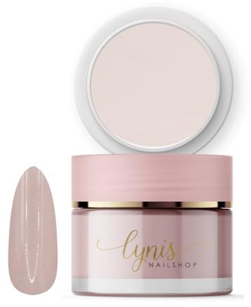 Acrylpulver für Nägel 28g, Cotton Candy Nude Beige, Sanfter Beige-Ton mit natürlicher Deckkraft für Nail Art & moderne Nude-Looks, Acryl-System für Studios, Deutsche Marke, Lynis-Nailshop.de