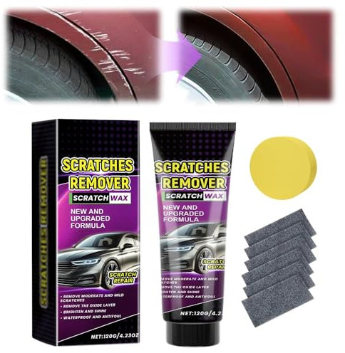 Nano Tuch Auto Kratzer Entferner, 2025 Neues Nano Tuch für Auto Kratzer, Reparatur Paste Polierwachs, Entferner für Fahrzeuge Autos Kratzer Reparatur Kit (1 Pack)
