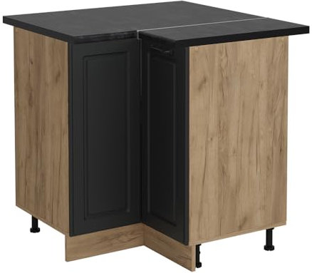 Vicco Meuble d'angle R-Line, Anthracite Campagne, 75.6cm, PT Anthracite