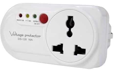 Fictory Electronic Voltage Protector, Home Appliance Safety, Prevents Overload, 2500W, 16A