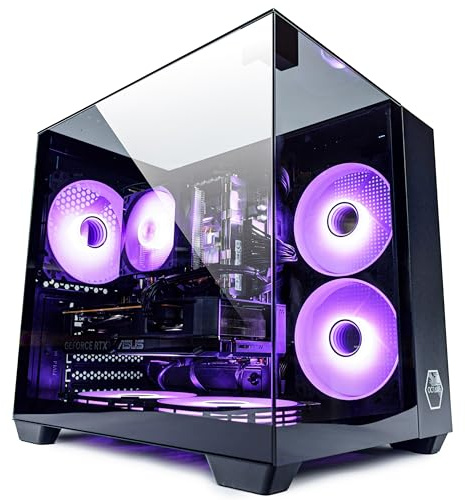 Gaming PC Venom Black Luftkühlung, RGB, bis 128GB RAM, GTX 1660S/ RTX 3050/ RTX 5060, bis 2TB SSD, Intel E5, WiFi, BT (3. Grafikkarte: NVIDIA RTX 5060, 32GB RAM | 240GB SSD)