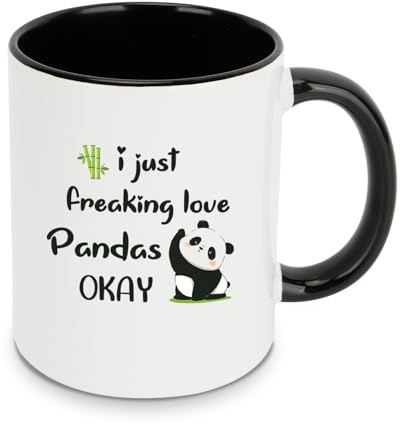Panda Gifts for Women Men Girls Boys Ceramic Mug Graduation Gifts for Panda Lovers Daughter Girlfriend Animal Lovers Gift for Birthday Christmas Valentines Easter Graduation Mothers Day Fathers Day