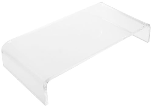 WHAMVOX Acrylic Keyboard Cover Transparent Cat-Proof Multi-Functional Protective Cover for Home Office Use