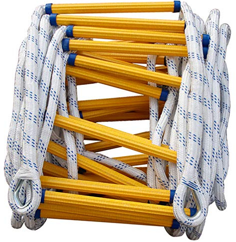 Escalera de Incendios Nailon ignífuga for emergencias, 15 m/49(5M/16.4Ft)