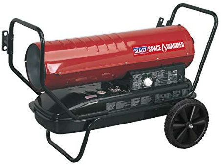 Sealey 100,000Btu/hr Space Warmer Kerosene/Diesel Heater with Wheels - AB1008