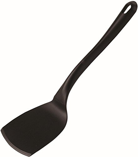 APS 603 Pfannenwender/Bratenwender, 11,5 x 9,5 cm, Griff 23 cm, Polyamid, hitzebeständig bis 220°C, schwarz