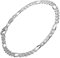 trendor Figaro-Armband Silber 925 JHerrenarmband Breite 4,3 mm 41994-19 19 cm