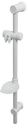 Blue Canyon Freeway Shower Raiser Sliding Bar, White