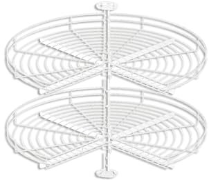 REJS THREE QUARTER KITCHEN CABINET 270 DEGREE CORNER CAROUSEL (Ø750, WHITE)