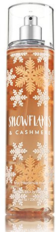 Bath & Body Works SNOWFLAKES & CASHMERE Fine Fragrance Mist 8 oz / 236 mL (SHIPS FROM UK)