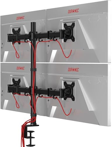 Duronic DM254 Multi 4 Supporto Monitor