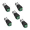 SIENOC 5pz BNC Video maschio a vite Terminale connettore CCTV coassiale Adattatore Fotocamera/Video Balun connettore