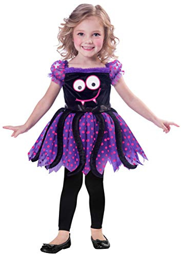 (PKT) (9903401) Child Itsy Bitsy Spider Costume Dress (3-4yr)