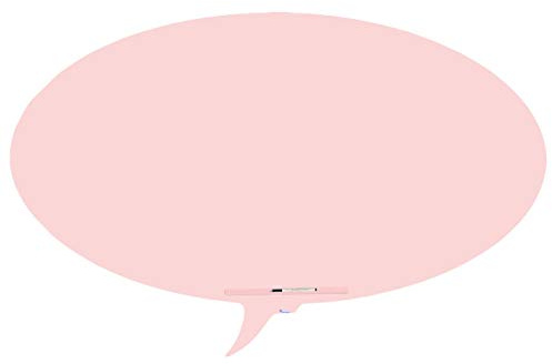 Rocada Magnetic Dry Erase Presentation Board, 46 x 30, Talk Bubble, Pink (RCTALK46-PK)