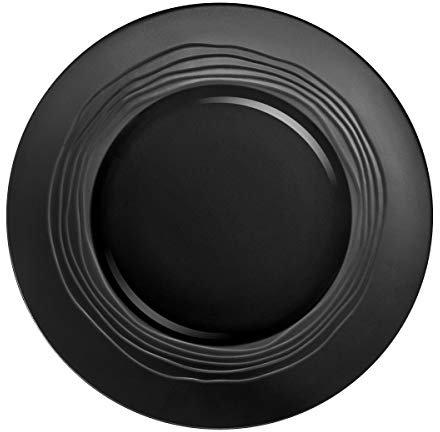 Escale Noir - Coffret 6 assiettes plates