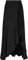 iEFiEL Damen Retro A-Linien Rock Hohe Taillen Lange Swing Midi-Rock Split Maxirock Ballett Latein Tanzrock Standard Ballsaal Walzer Tango Schwarz XXL