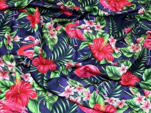 Minerva Slinky Satin-Stoff, mehrfarbig, Meterware