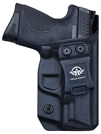 M&P 40C Holster IWB Kydex for Smith & Wesson M&P 40C Pistol Case - M&P 40C IWB Holster - Innen Bund verdeckt tragen Holster M&P 40C Gun Zubehör (Black, Right Hand Draw (IWB))