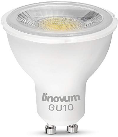linovum Leuchtmittel GU10 LED neutralweiß 3W Abstrahlwinkel 38° - ersetzt 30 Watt - Reflektor Lampe 230V Birne Halogenersatz