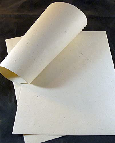 paperfreak: feines HANFPAPIER feines Schreibpapier ca75g/m² Briefpapier Druckerpapier handgeschöpft A4 40 Bogen