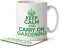 Keep Calm and Carry on Gardening - Mug and Coaster by Inky Penguin
