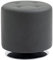 HOMCOM Ottoman Fußhocker Ottoman Drehhocker Rund Pouf Gepolstert in Kunstleder Modern Style für Schlafzimmer Eingangshalle Wohnzimmer Ø45,5x44,5 cm Grau
