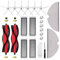 UPUPDAY Repuesto Accesorios para Xiaomi Roborock Aspirador S5 Max S6 Max S6 Pure S6 MaxV S50 S51 S55 S5 S60 S65 S6, 2 Cepillo Principal, 4 Filtros HEPA, 6 Cepillos Laterales, 2 Mopa, 6 Núcleos de Agua