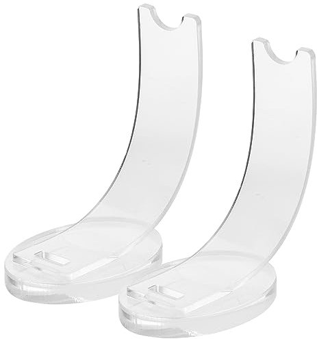 POPETPOP Pen Display Case Acrylic Pen Holder, Pen Display Stand, Fountain Pen Rack Pen Display Rack Home School Office 2pcs Acrylic Pen Holder