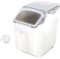 smallrun contenedor pienso perro Contenedor Comida para Perro Contenedor pienso Perros 15L con Ruedas y cuchara Contenedor de Alimentos para Mascotas Caja de Alimentos (37 * 33 * 19cm)