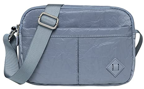 KAUKKO Damen Umhängetasche, Leicht Shoulder Bag Wasserdicht Schultertasche Messenger Multi-Tasche, Geldbeutel, Mittelgroße, 1583-Tiefgrau